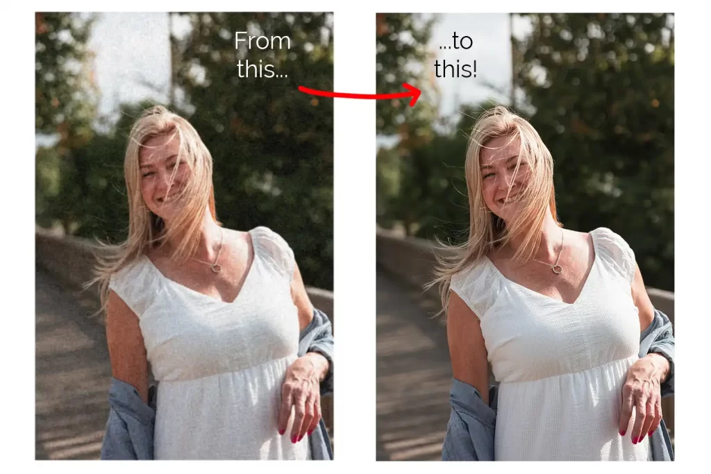 Comparition of an image quality