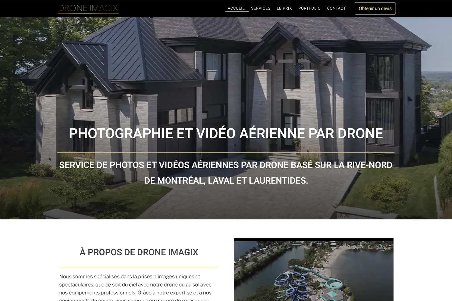 Drone imagix website