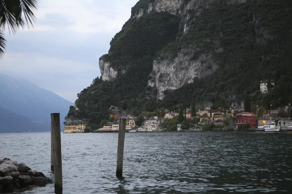 View of the lake at Garda sea, Italy